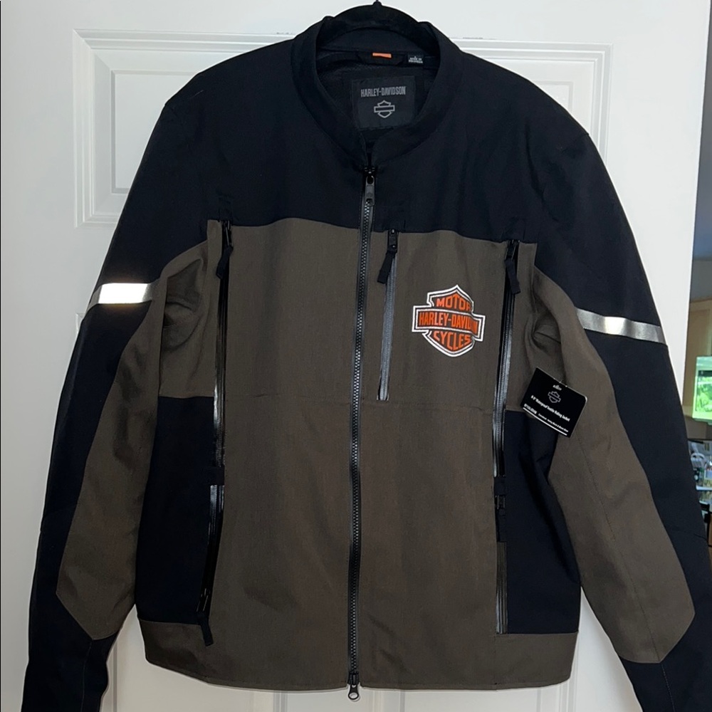 Harley-Davidson Men’s Waterproof Textile Riding Jacket - Size L